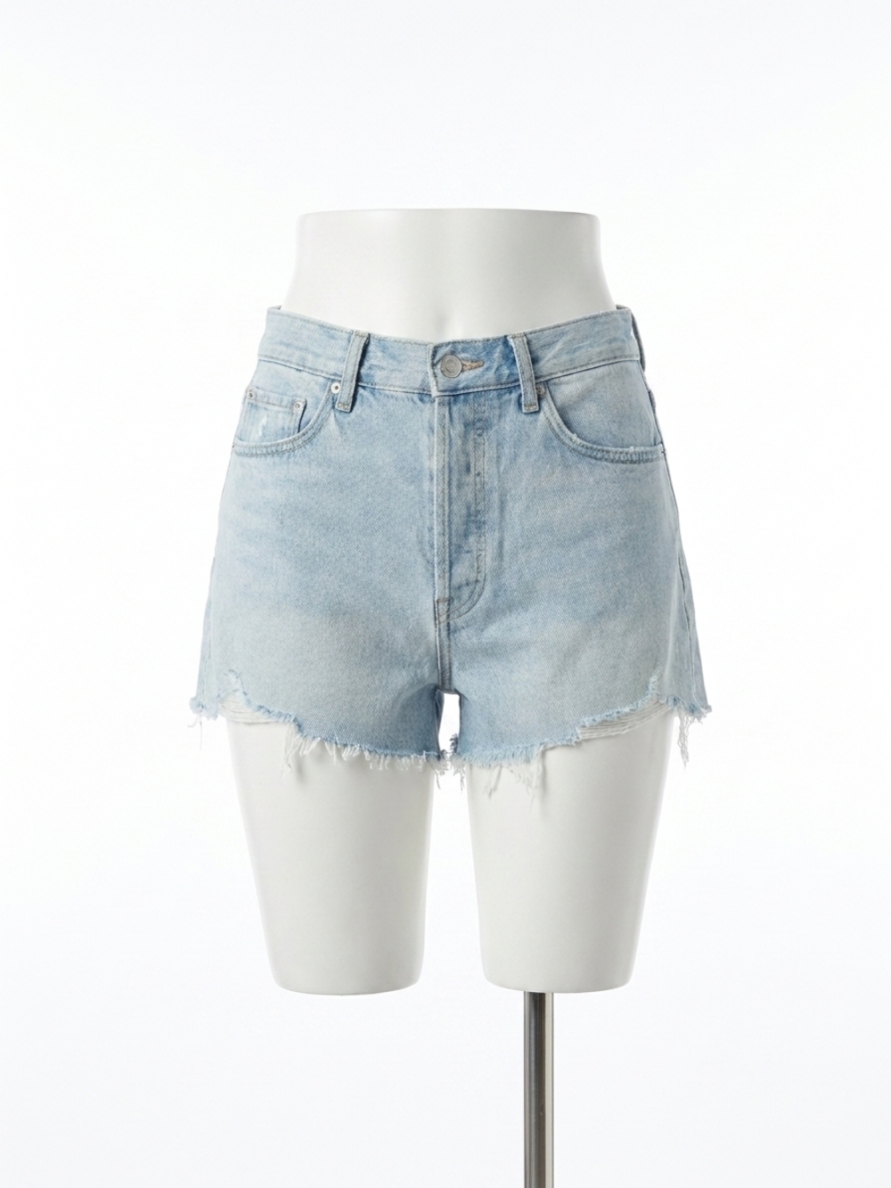 NEW DAZE troublemaker high rise shorts in gifted vintage